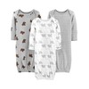 Simple Joys by Carter's Unisex Babies' Cotton Sleeper Gown, Pack