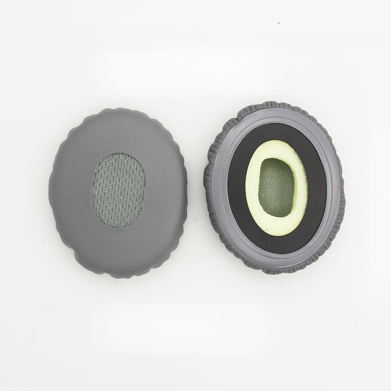 LIPOVOLT® Gray Replacement Earpads Cover Cushion for Bose Headset OE2