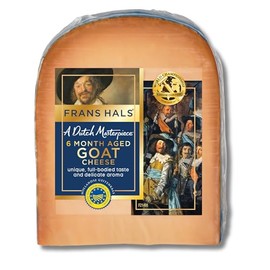 Frans Hals Goat Gouda Cheese – 6-Month Aged, 6.35 oz 2-Pack | Creamy & Nutty Dutch Goat Cheese