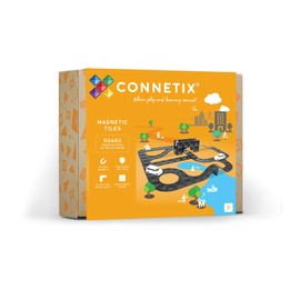 CONNETIX Magnetic Tiles Roads Creative Pack, 48 Pieces