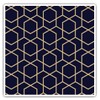 2 x 10cm Square Vinyl Stickers - Abstract Geometric Pattern