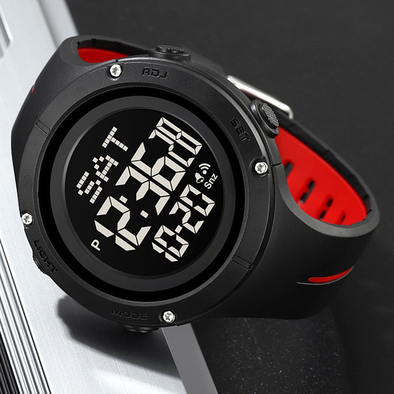 Digital Sports Watch Alarm Stopwatch Timing Waterproof Electronic Wrist Watch