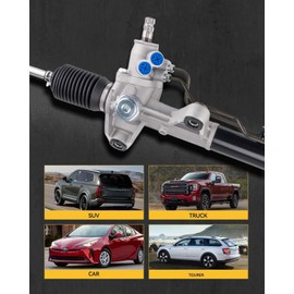 KAC Power Steering Rack and Pinion Assembly Kit Steering System for 2001-2006 Steering System Power Steering Rack OEM Replace 26-2411