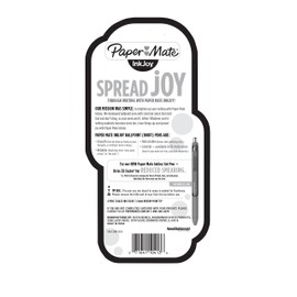 Paper Mate InkJoy 100RT Retractable Ballpoint Pens, Medium Point, Black, 4 Pack (1951390)