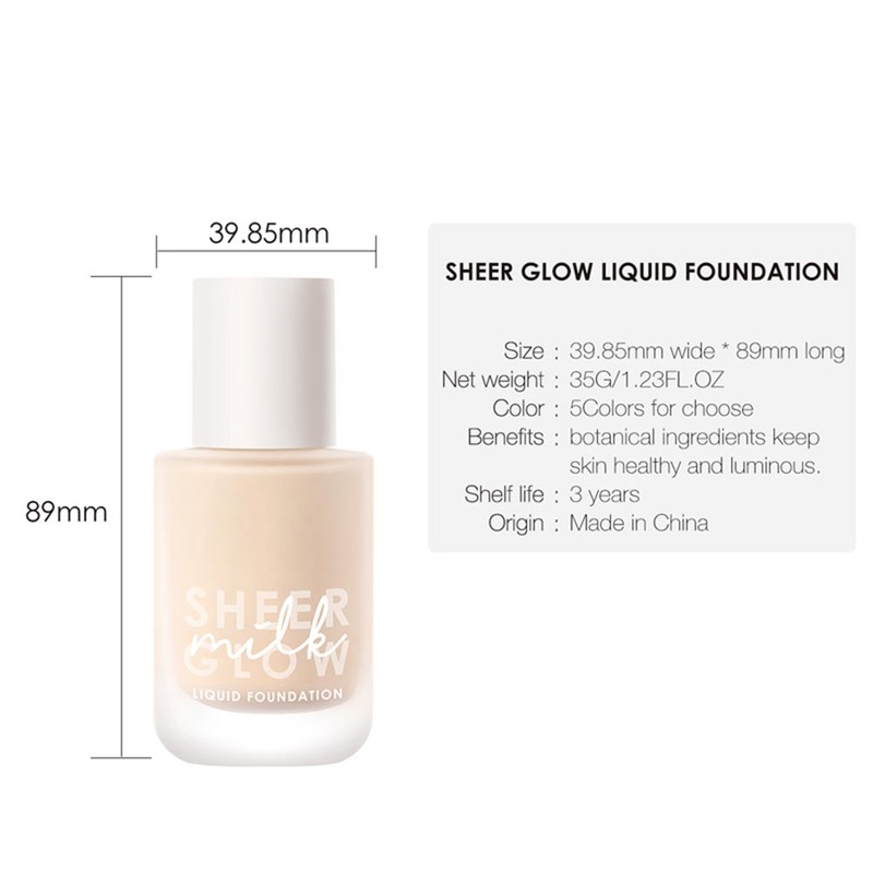Waterproof Moisturizing Concealing Long Lasting Facial Brightening Makeup Cream#4