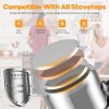 8.45QT Stainless Steel Pressure Cooker 3-Stage PSI Settings Explosion-Proo
