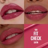 Maybelline Serum Lipstick Labial en Barra Hidratante Satin Fit Check