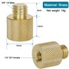 Standard 1/4"-20 Female to 3/8"-16 Male Threaded Reducer Screw Adapter