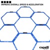 Capelli Sport Hexagonal Speed Rings, Interlocking Hex Agility Ladder Rings