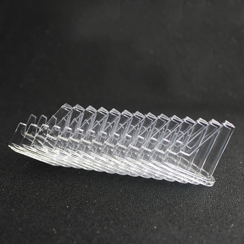 Mikankawa 30 Pcs Mini Acrylic Display Stand Badge Coin Commemorative