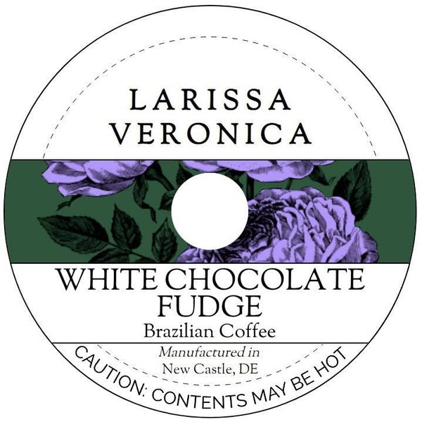 White Chocolate Fudge Brazilian Coffee (Single Serve K-Cup Pods) (Gourmet,