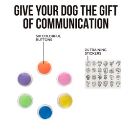 Pawsome Avenue Talking Buttons for Dogs - Dog Training Push Buttons -Talk Com...