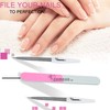 ZAMAHA UK® 2 Pcs Metal Nail Files and 1 Pc