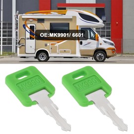 Be In Your Mind 5Pcs Motorhome Key RV Camper Key MK9901 6601 Compatible with Bauer RV Master Green CF301 Compatible with Thru CF350 EF301 EF350 HF301 HF350