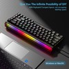 Womier 60% Keyboard Gaming with Light Box, Wired Mechanical Keyboard