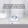 3D LED Elegant Color Changing Display Stand Base for Crystal,Artwork,Diamond