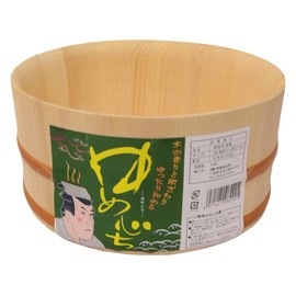 Ichihara Woodworking 82905 Washbasin, Hot Tub, Wood, 8.7 x 4.3 inches (22 x 11 cm), Beige