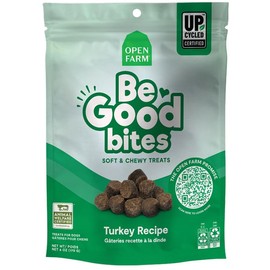 Open Farm Dehydrated Dog Treats, Gently Cooked Recipe with Natural Simple Ingredients and No Artificial Flavors or Preservatives (1 Pack Training Treats Turkey)