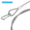 PATIKIL Stainless Steel Safety Cable 39"/100cm, 2Pcs 4mm Security Wire