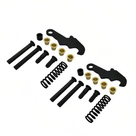 Lskioer 2 Set Door Hinge Repair Kit, LH & RH Latch Well Door Hinge Repair Kits w/Pin Bushing Cam Studs Spring Set Fits For Ford 1964-1967, for Mustang Mercury Comet