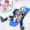 Slippery Racer Downhill Xtreme Flexible Adults and Kids Plastic Toboggan