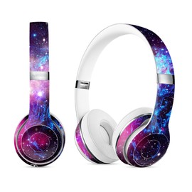 DesignSkinz - Compatible with Powerbeats Pro - Skin Decal Protective Scratch Resistant Vinyl Wrap - Bright Trippy Space
