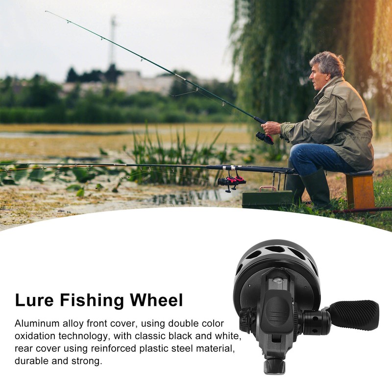 Metal Slingshot Fishing Reel Double Color Oxidation Technology Alloy Lure