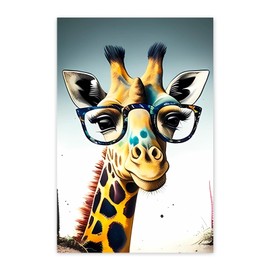 Worihut 5D Diamond Painting Kits for Adults, Cute Giraffe DIY Full Round Diamond Art with Accessories & Tools,Wall Decoration Crafts for Home Wall Decor 12x16 Inch