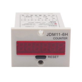 TWTADE/Infrared Wireless Visitor Counter 110-220VAC LED Auto Display Digital Counter 0-999999 6 Digits count Mall people flow + Photoelectric Switch Sensor distance 2m NPN NO + Reflector + holder