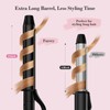 FARERY Long Barrel Curling Iron 1.25 inch, 11 Adjustable Temp,
