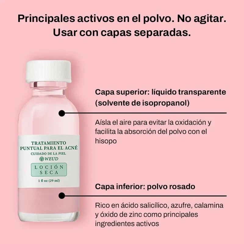 3pc 29ml Loción Seca Pink Tratamientos Tópicos Para El Acné