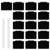 KINBOM Pack of 16 Label Holders for Baskets, Basket Labels