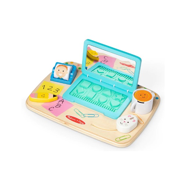 Melissa & Doug Wooden Work & Play Desktop Ages 12