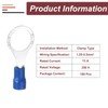 sourcing map 100 Pcs RV2-10 Insulated Ring Electrical Wire Connectors