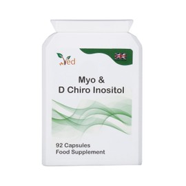 VED Myo & D Chiro Inositol, myo- inositol 2000 mg & D Chiro Inositol 300 mg 92 Capsule (23 Days Supply)