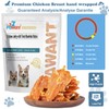 Pawant Chicken Jerky with Twist Rawhide Sticks Puppy Training Snacks