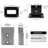 ANDCHIER 50 Amp Battery Quick Connect Connector 6-12 Gauge Battery