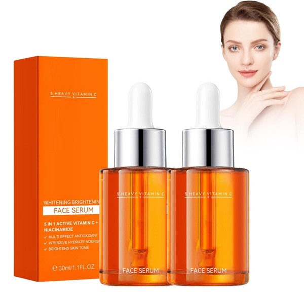 2PC Facial Moisturizer Serum, Anti-Wrinkle Facial Serum, Deep Moisturizing Skin
