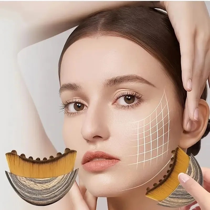 Cepillo Facial De Masaje Linfático Para Ojos Y Cuello A