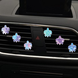 6 Pcs Sea Turtle Air Vent Clips, Cute Sea Turtle Car Air Fresheners Vent Clips Car Air Conditioning Outlet Clip Funny Car Decoration Car Interior Decor Car Accessories for Women Men