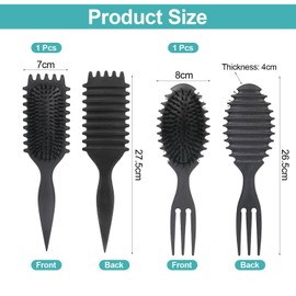 2 pieces air cushion comb, curly hairstyle comb, hairstyle tools, massage comb, durable air cushion comb.