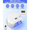 Kixolo LED Lamp Nails, 298 W UV LED Lamp for