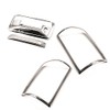 Sizver Chrome Tail Light Frame Covers+ Tail Gate Covers for