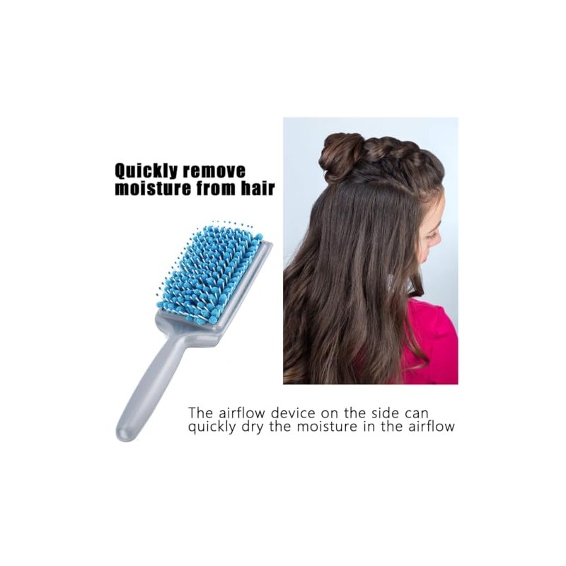 Peine para secar el cabello, paquete de 2 cepillos de