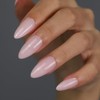 OIFEN Pink Press On Nails Medium, 30pcs Almond Fake Nails