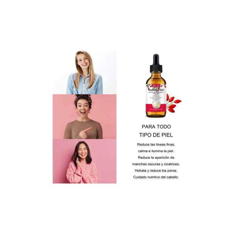 Uva Natural | Aceite De Rosa Mosqueta | 60 Ml