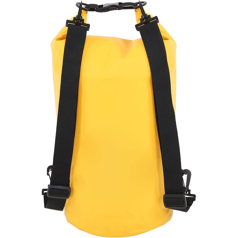 Bediffer Bolsa Seca Impermeable de 20L, Ligera, Amarilla, para Canotaje,