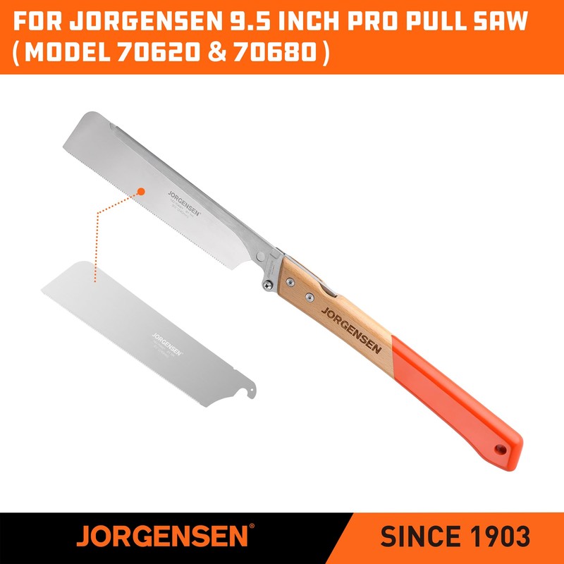 JORGENSEN 9.5 Inch Pull Saw Replacement Blade, SK5 Steel 21