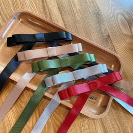 CHAVASIS Silk Hair Bows - 5Pcs Hair Bows Scrunchie For Women, Hair Clips And Scrunchie Set, Bows Scrunchies, Hair Barrettes, Hair Accessories For Women Wife (Set5 - Silk Bows) BO01-02US