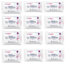 Dry Direct Extra Soft Cleansing Wipes (Case of 500) by Parentgiving
